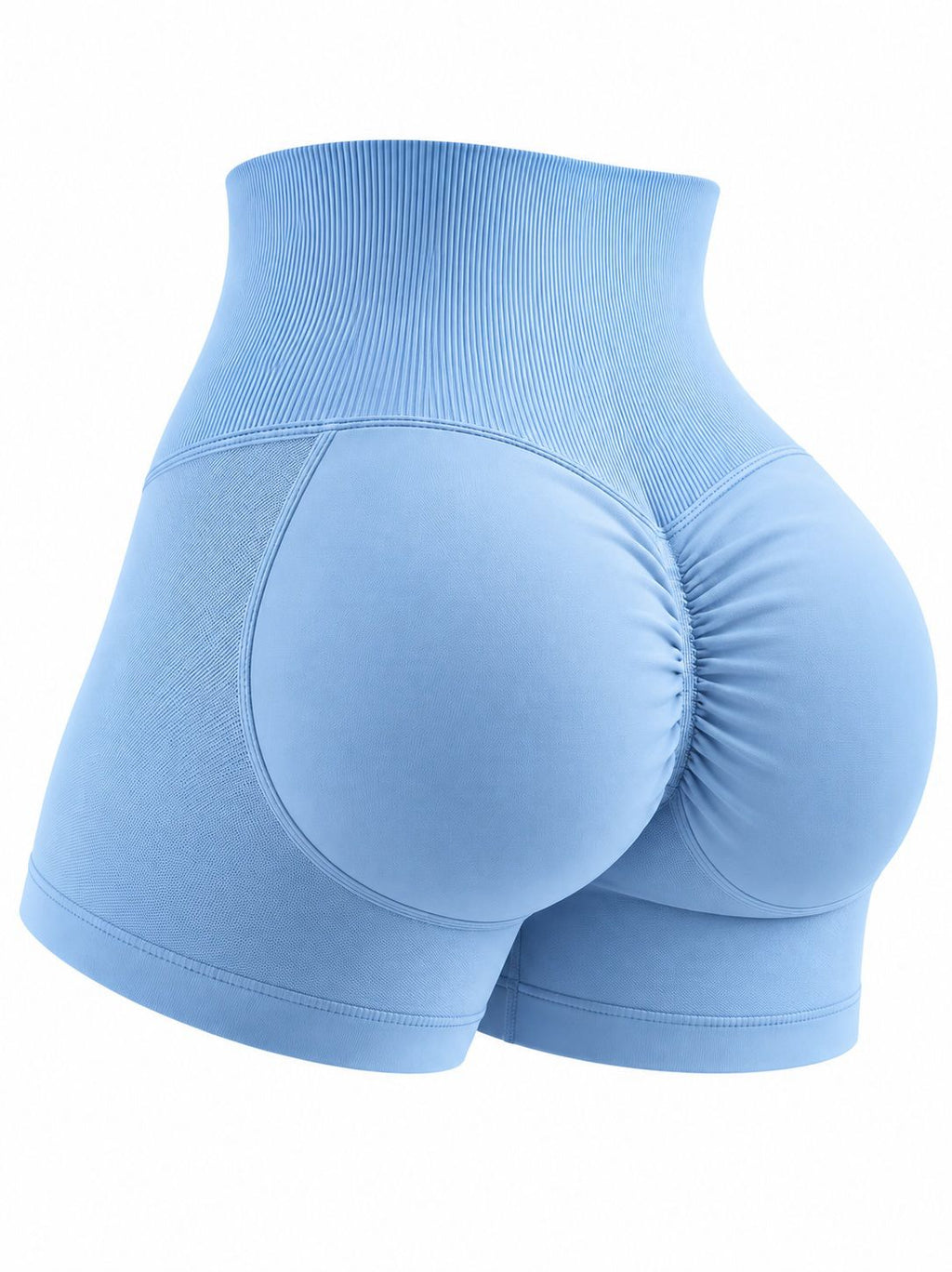 High-Waisted Scrunch Workout Shorts