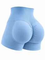 High-Waisted Scrunch Workout Shorts