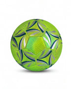Fluorescent Green Soccer Training Ball with Textured Panels