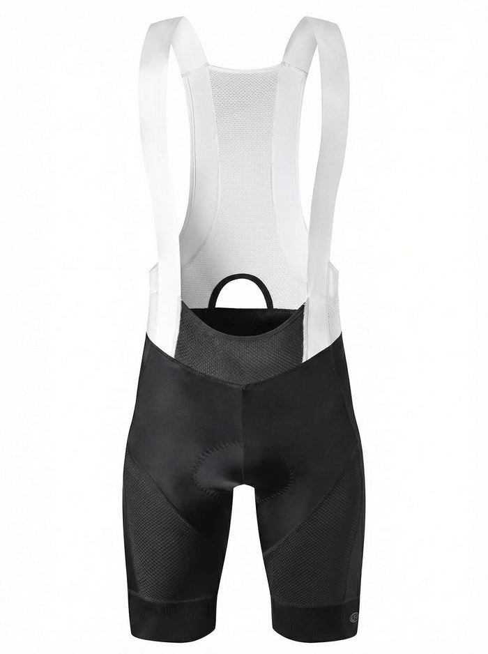 Cycling Bib Shorts with Mesh Straps and Chamois Pad
