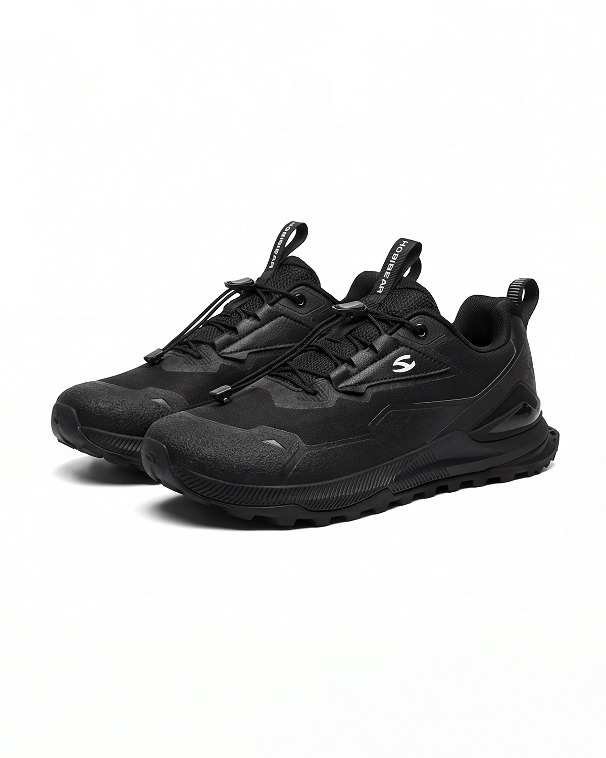 Hiking Sneakers with Quick-Lock Lace and Rugged Tread