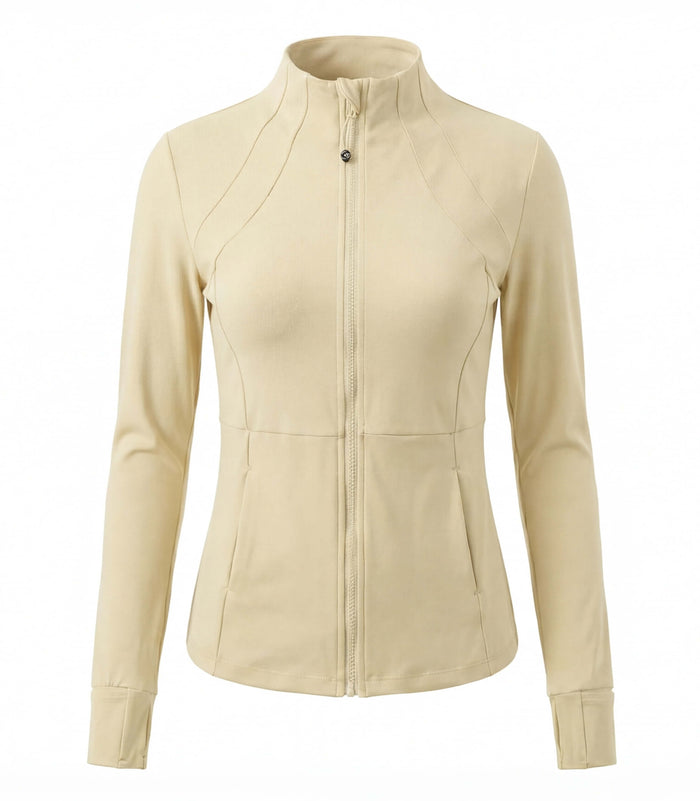 Women’s Full-Zip Training Jacket with Stand Collar