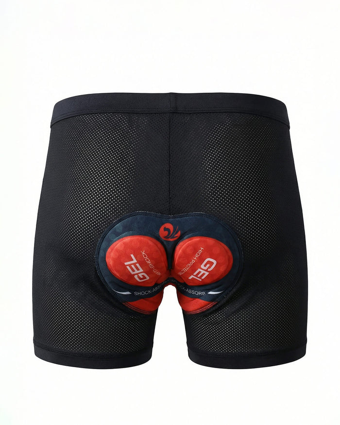 Padded Cycling Underwear Shorts with Gel Chamois