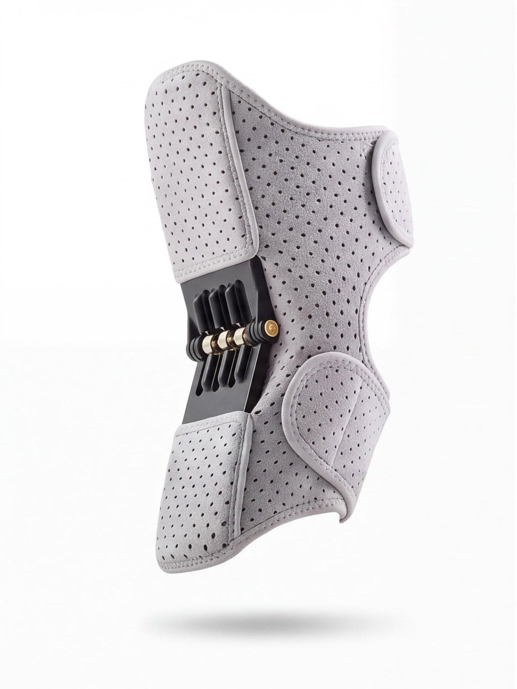 Spring-Hinged Adjustable Knee Support Brace