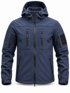 Men's Fleece-Lined Hooded Softshell Hiking Jacket