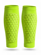 Honeycomb Padded Soccer Shin Sleeves with EVA Protection