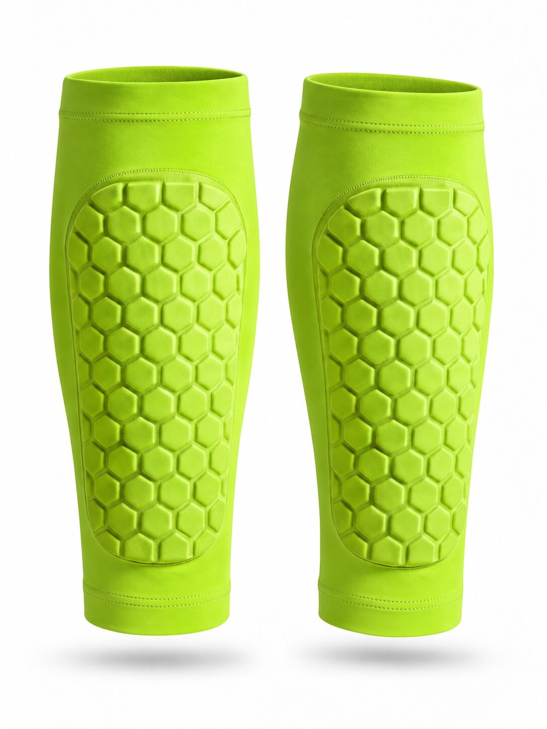 Honeycomb Padded Soccer Shin Sleeves with EVA Protection