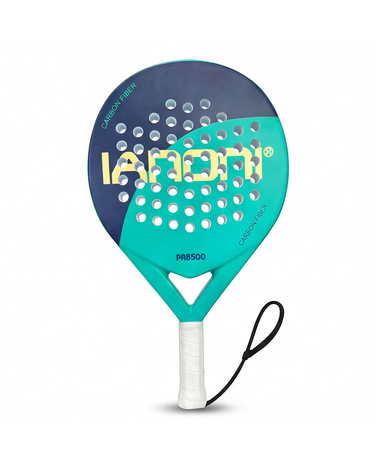Perforated Paddle Racket with Wrist Strap Handle