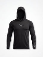Men's Lightweight Hooded Training Top with Thumb Holes