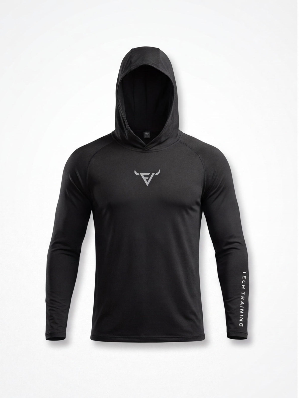Men's Lightweight Hooded Training Top with Thumb Holes
