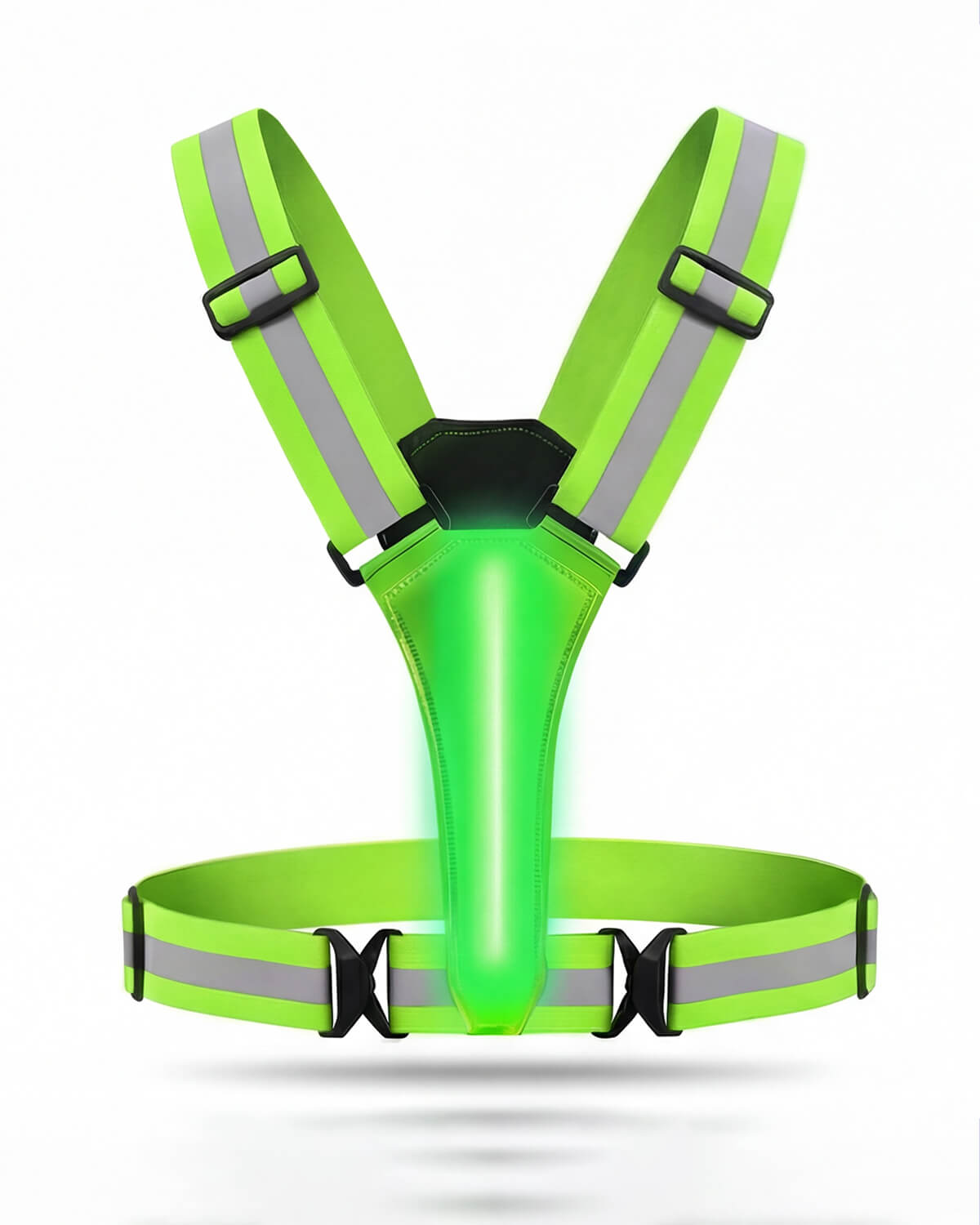 USB Rechargeable LED Reflective Running Safety Vest