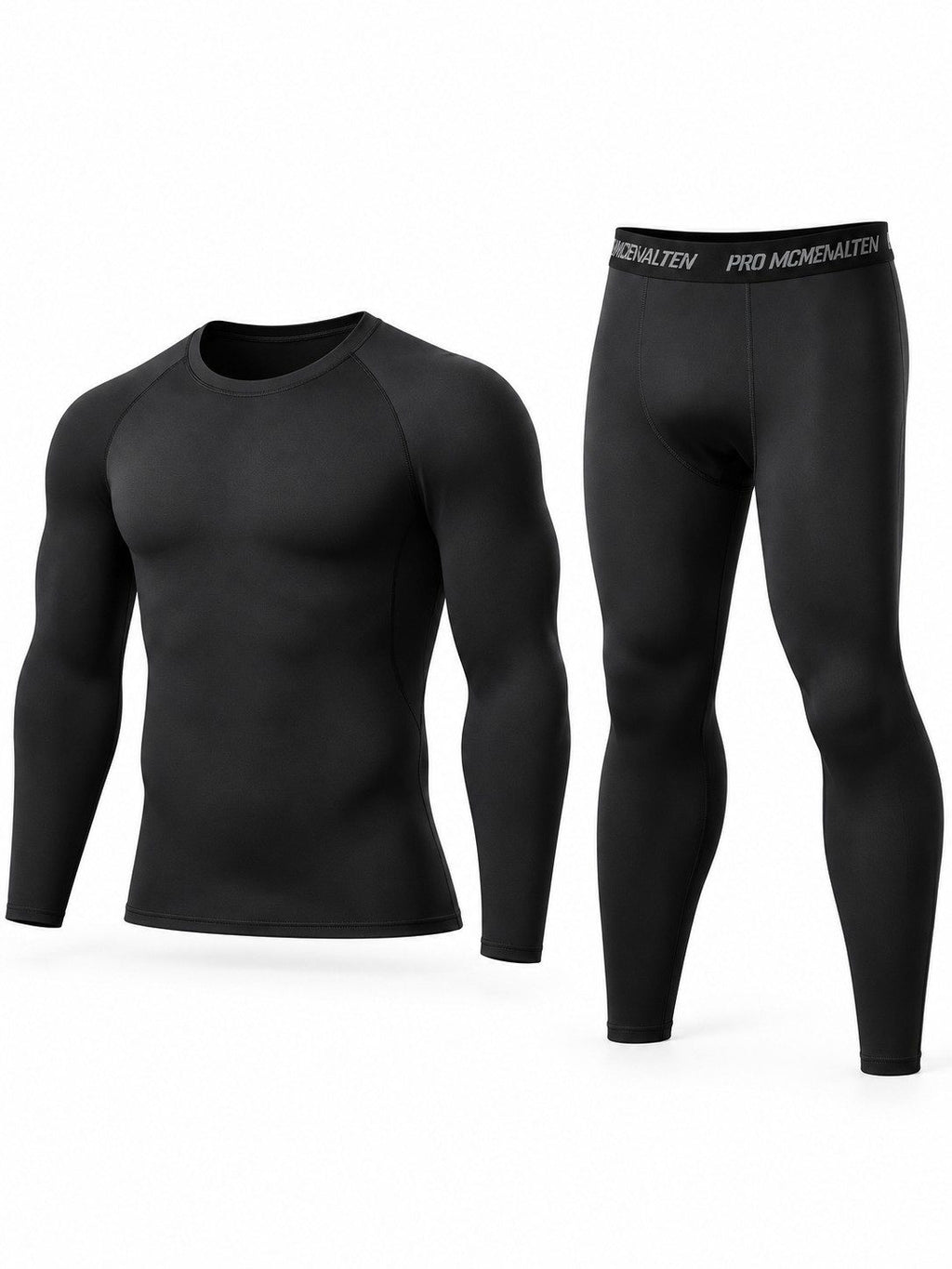 Men's Compression Base Layer Top & Tights Set