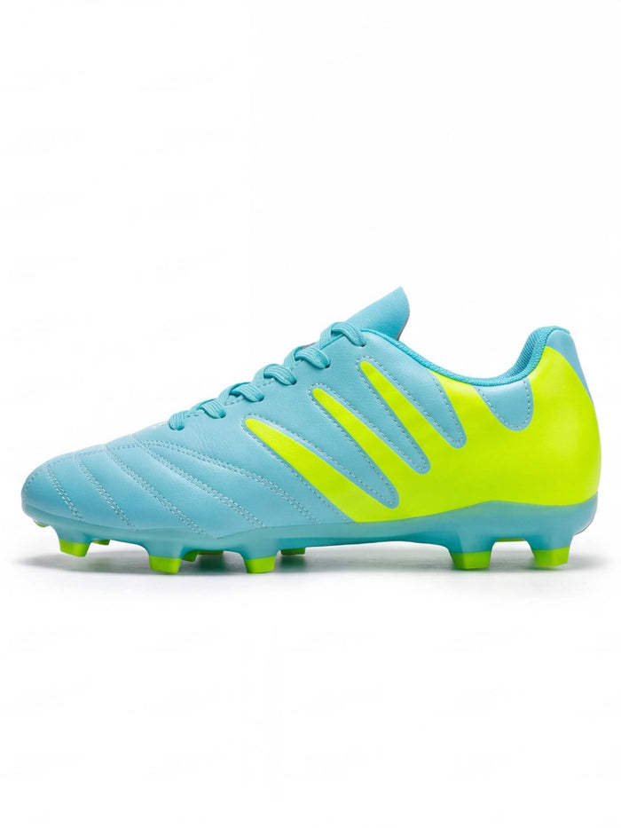 Soccer Cleats with Textured Upper and Molded Studs
