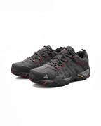 Rugged Lace-Up Outdoor Hiking Shoes with Grip Sole