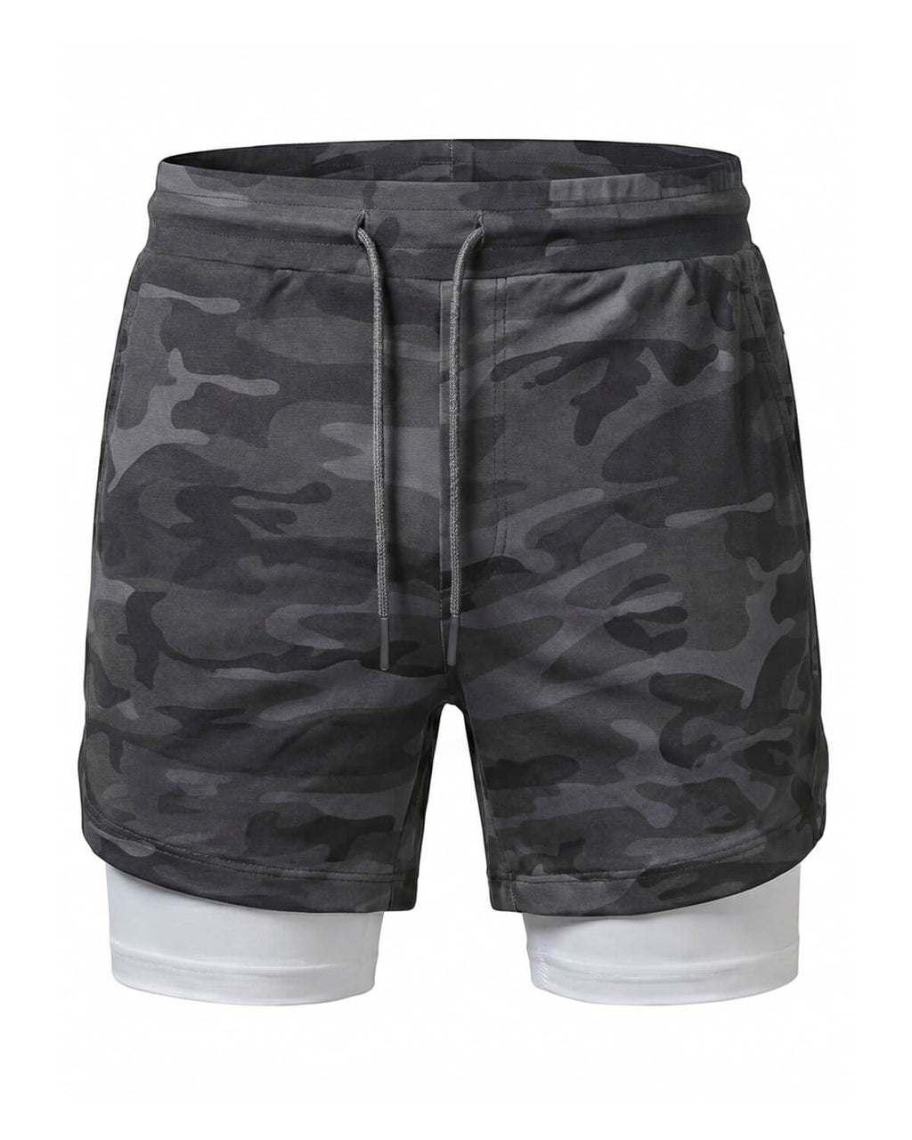 Men's 2-in-1 Training Shorts with Phone Pocket
