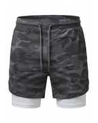Men's 2-in-1 Training Shorts with Phone Pocket