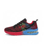 Air Cushion Knit Walking Sneakers with Heel Pull-Tab