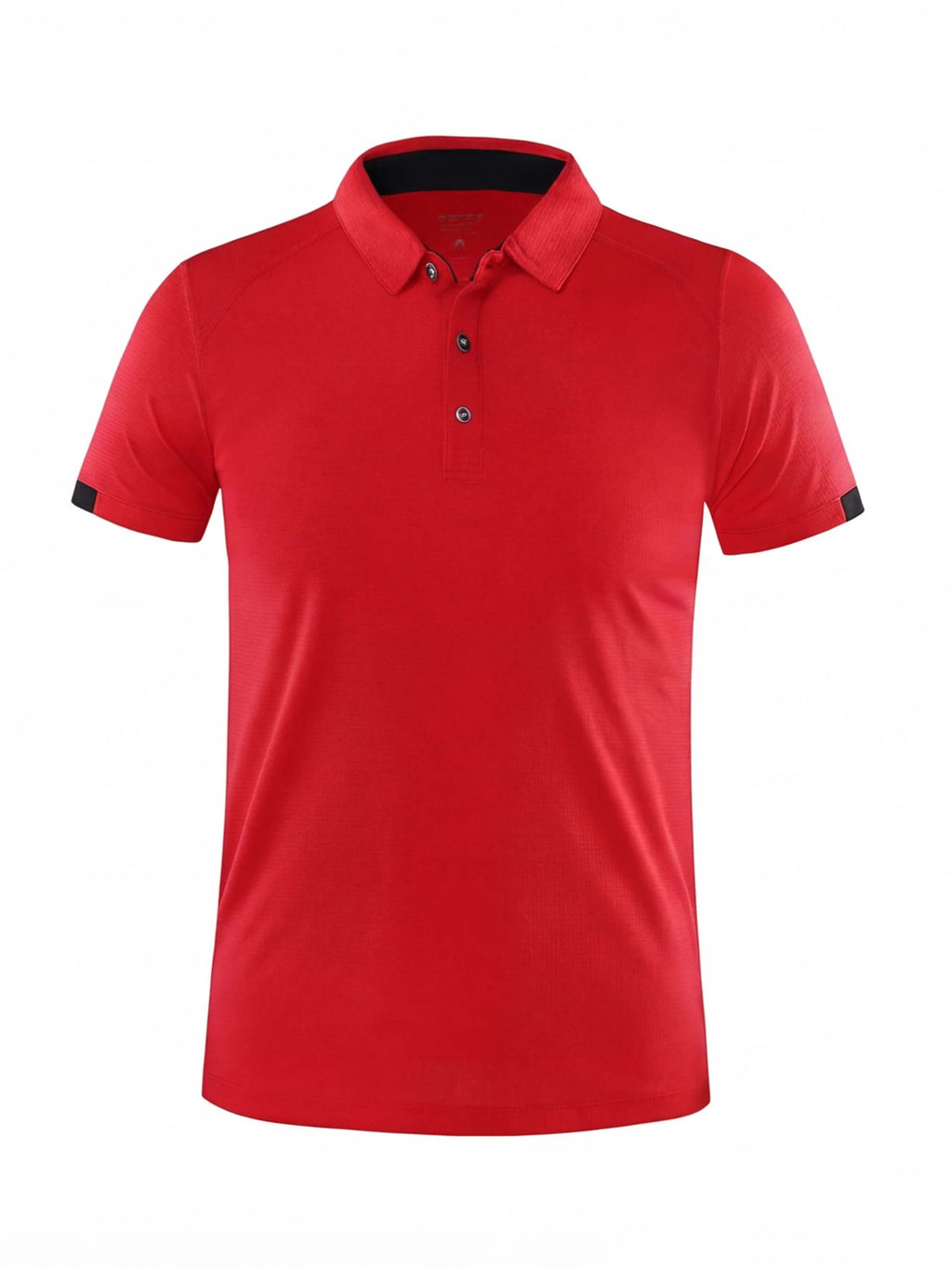 Quick-Dry Golf Polo Shirt with Button Placket