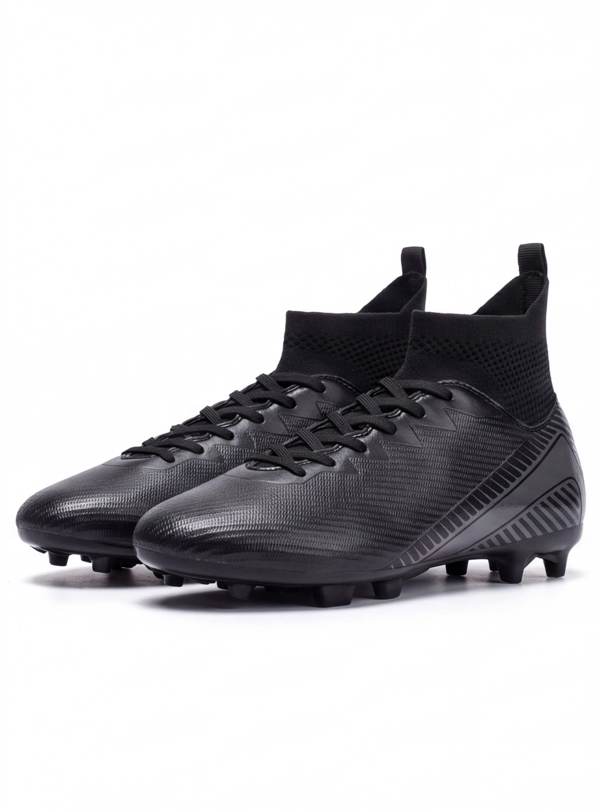 Soccer Cleats with Sock-Fit Collar and Molded Studs