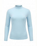 Women’s Long Sleeve Golf Mock Neck Top