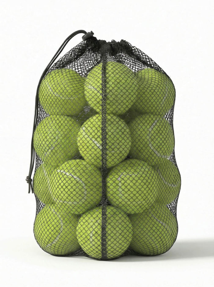 12-Pack Tennis Balls with Mesh Carry Bag