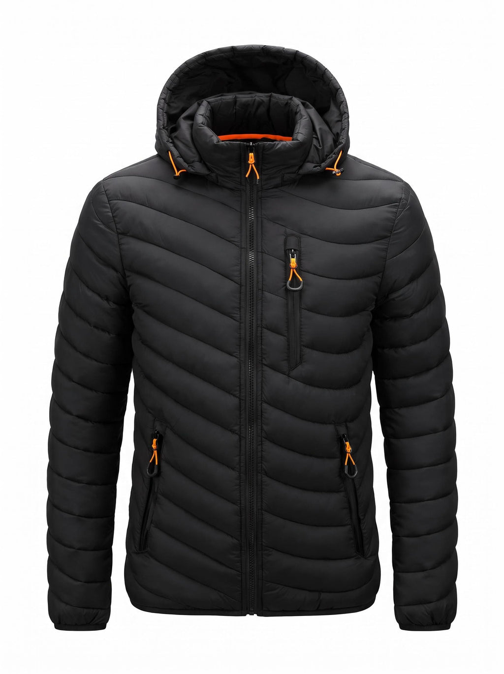 Hooded Quilted Insulated Jacket