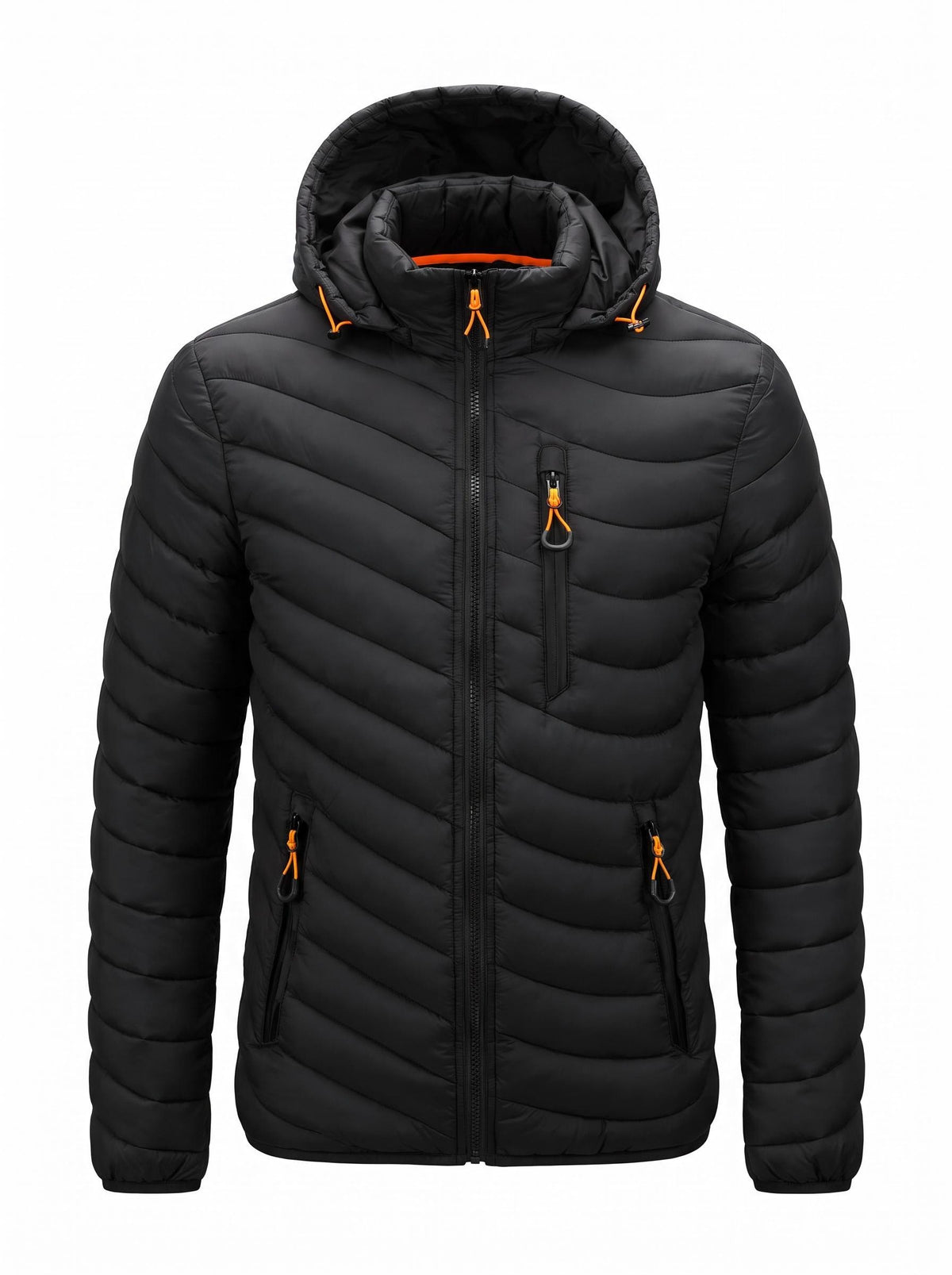 Hooded Quilted Insulated Jacket