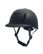 Equestrian Riding Helmet with Brim and Ventilation