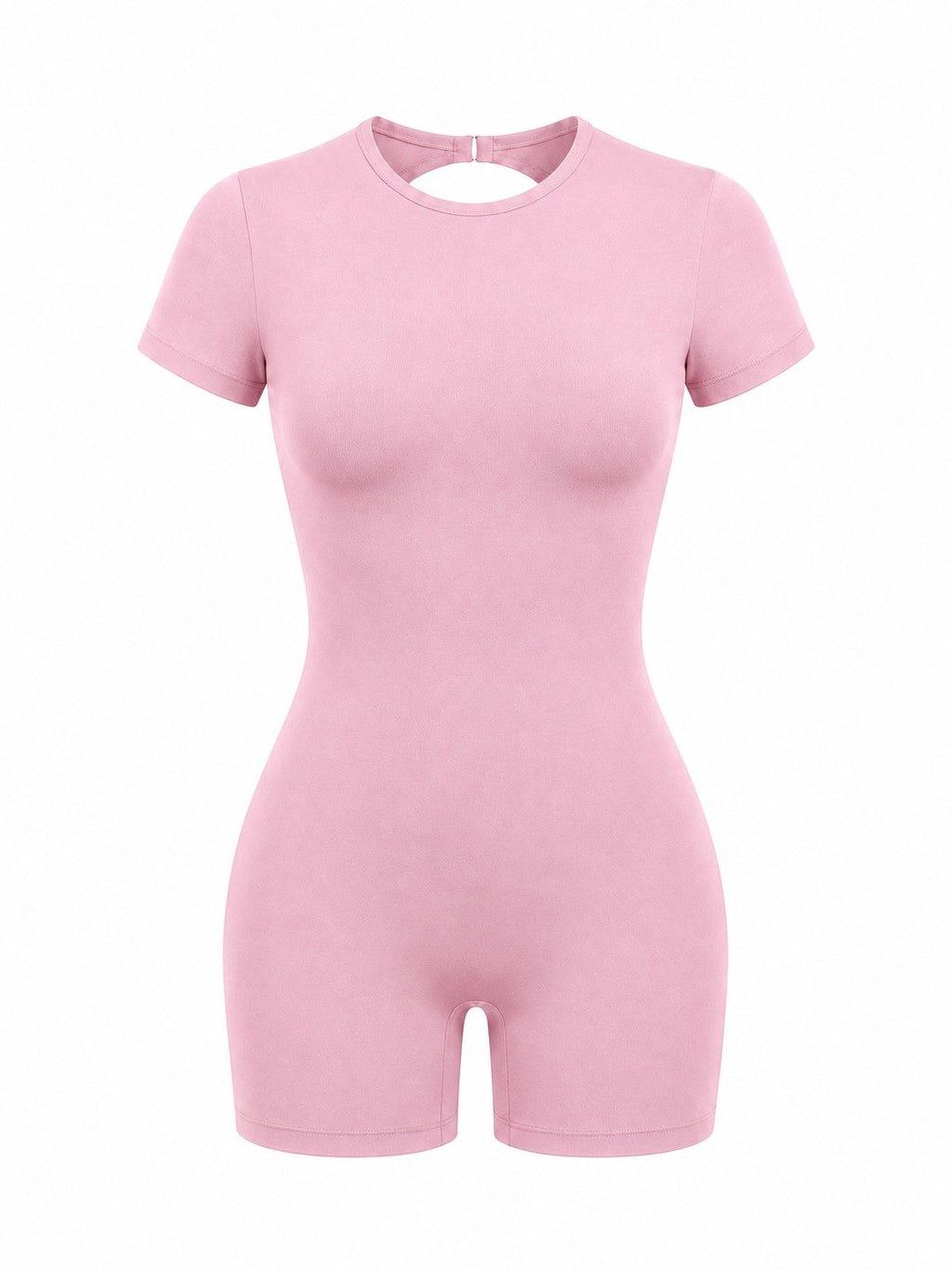 Women's Open-Back One-Piece Workout Romper