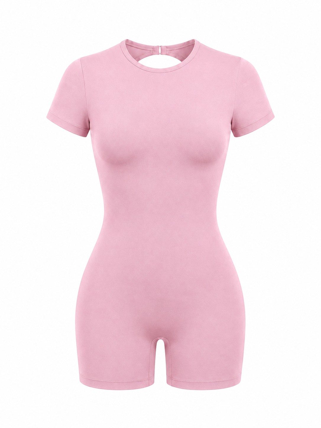Women's Open-Back One-Piece Workout Romper