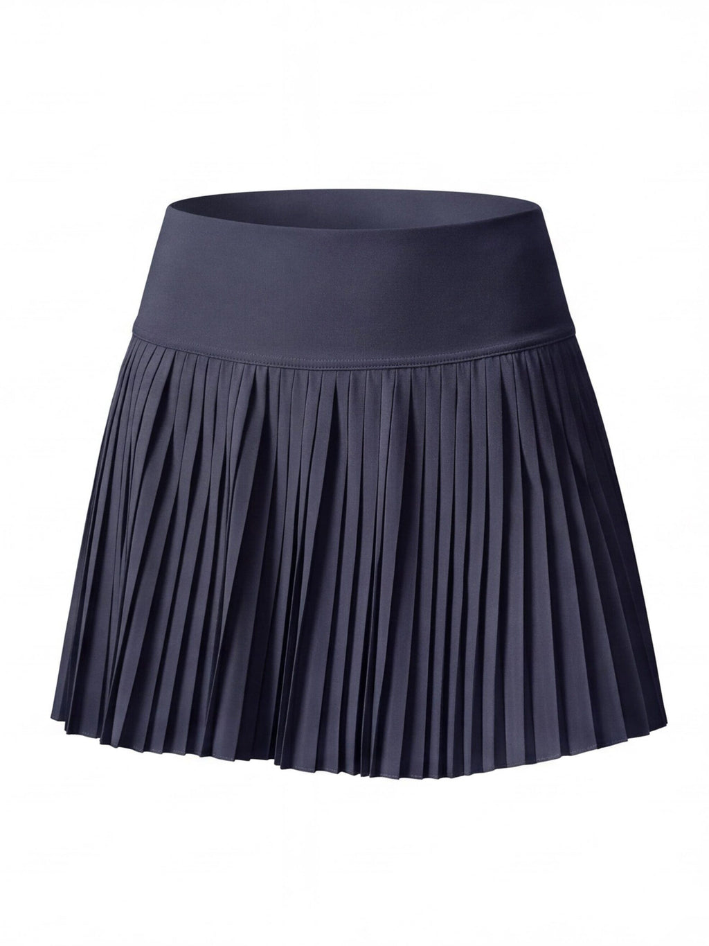 Pleated High-Waisted Skort with Built-In Shorts