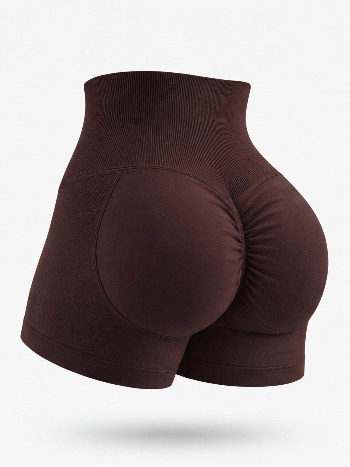 High-Waisted Scrunch Workout Shorts