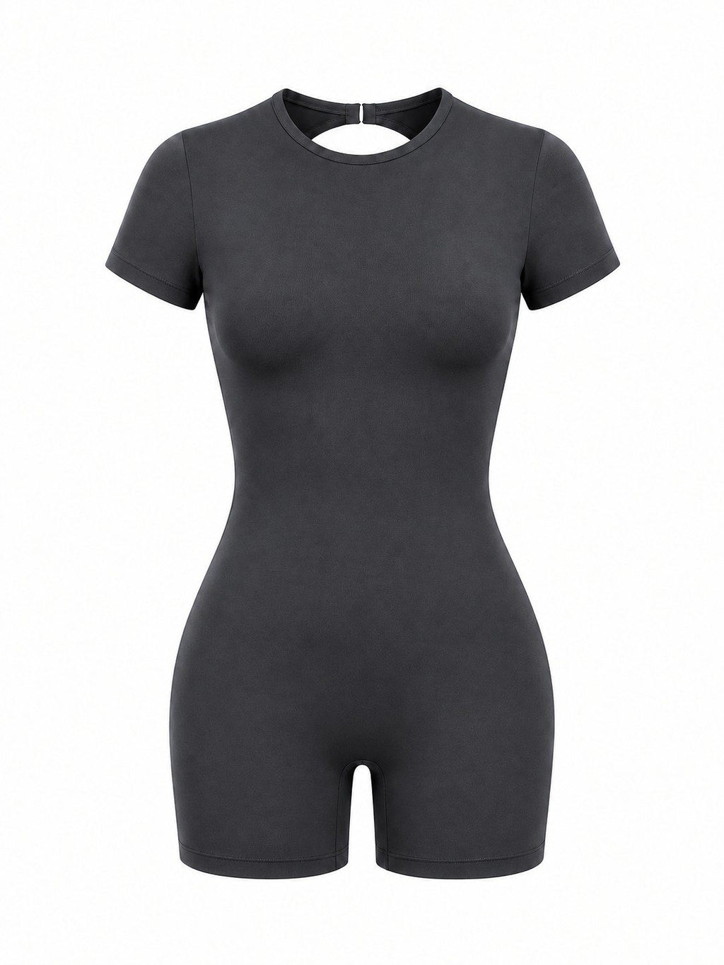 Women's Open-Back One-Piece Workout Romper