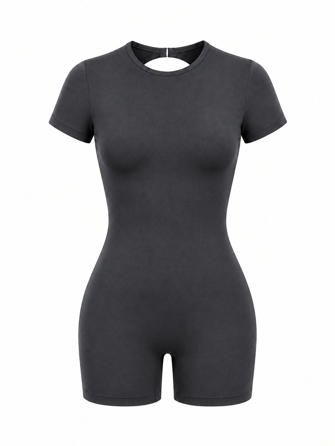 Women's Open-Back One-Piece Workout Romper