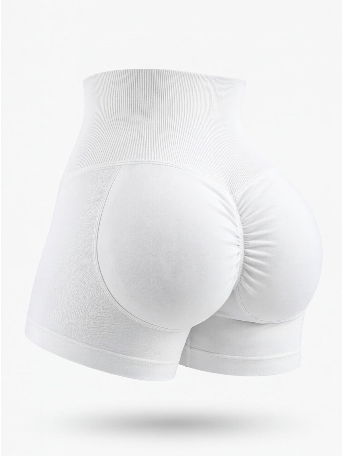 High-Waisted Scrunch Workout Shorts