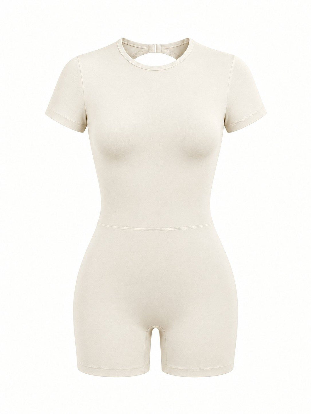 Women's Open-Back One-Piece Workout Romper