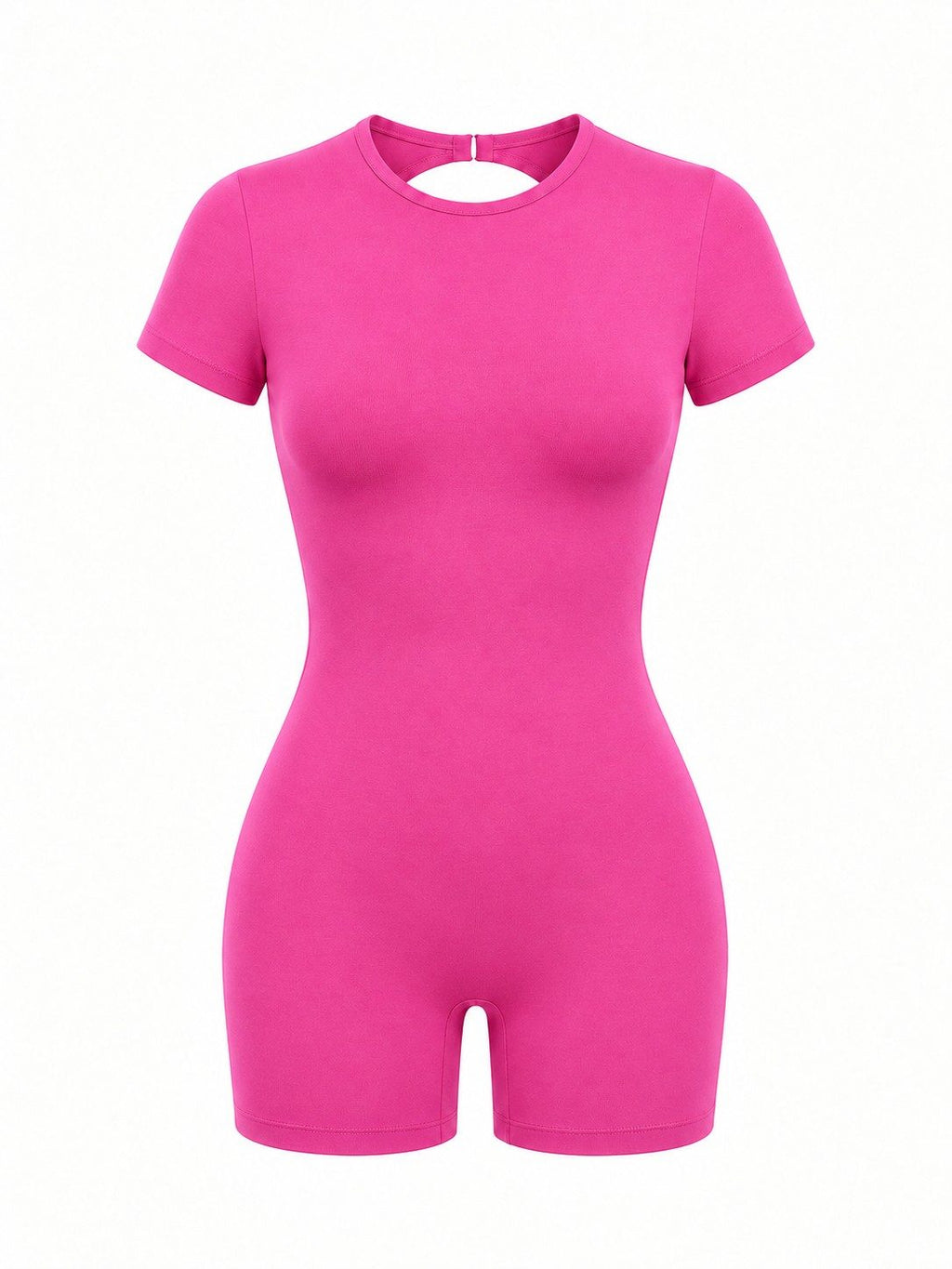Women's Open-Back One-Piece Workout Romper