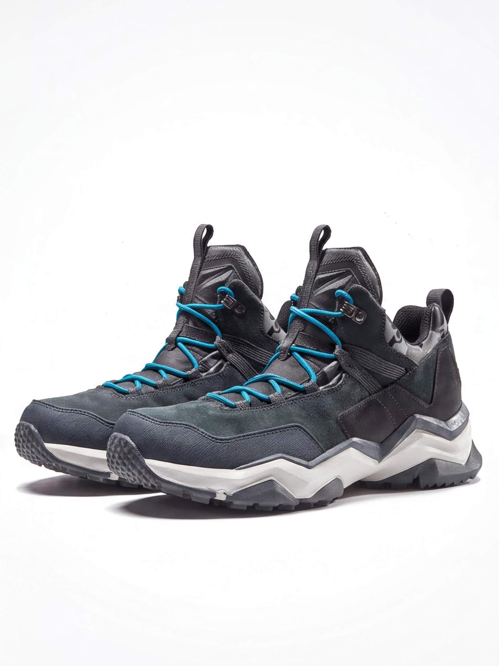 Trail Hiking Boots with Padded Tongue and Layered Support