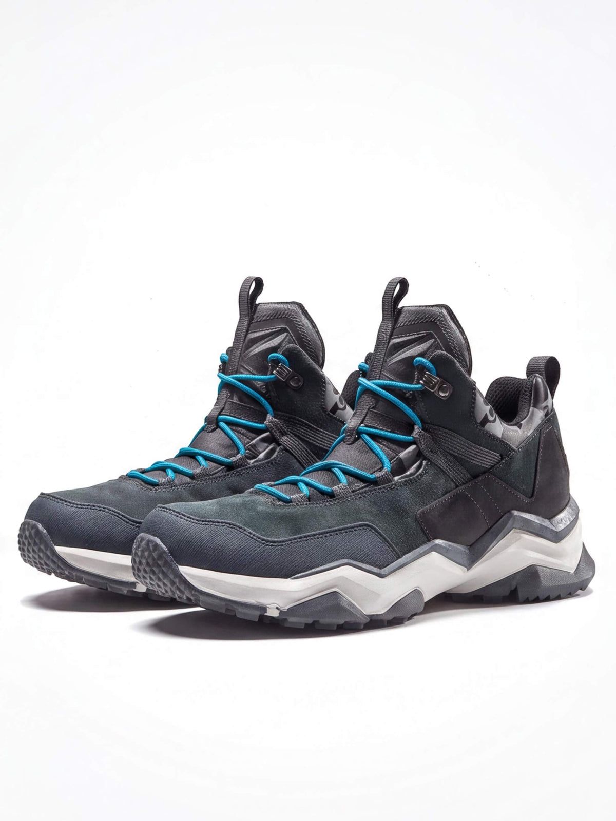 Trail Hiking Boots with Padded Tongue and Layered Support