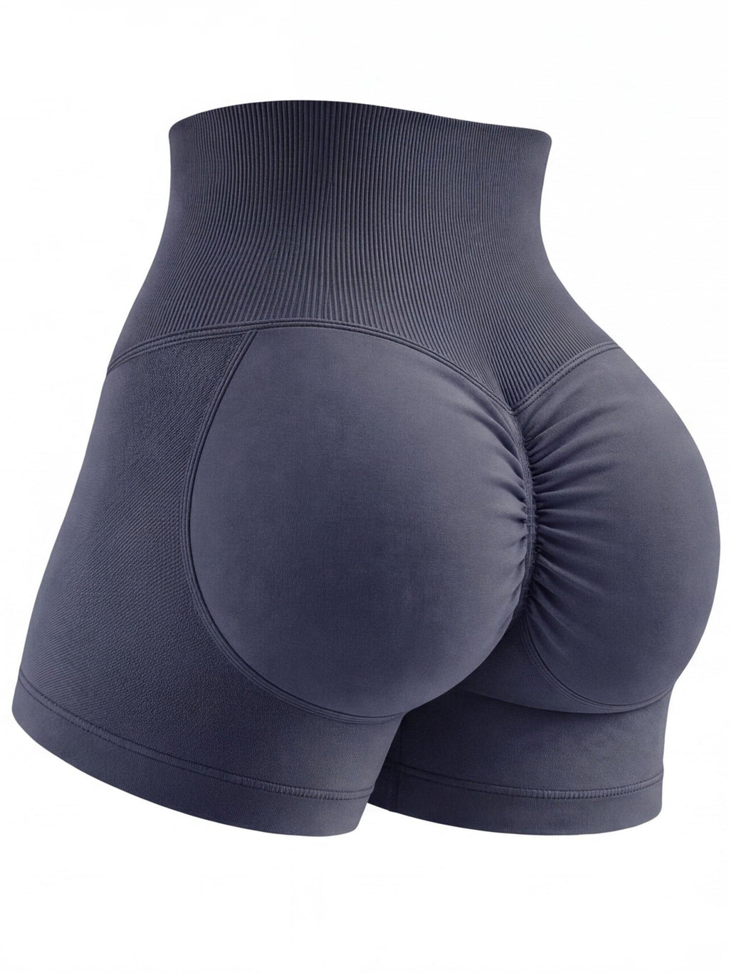 High-Waisted Scrunch Workout Shorts