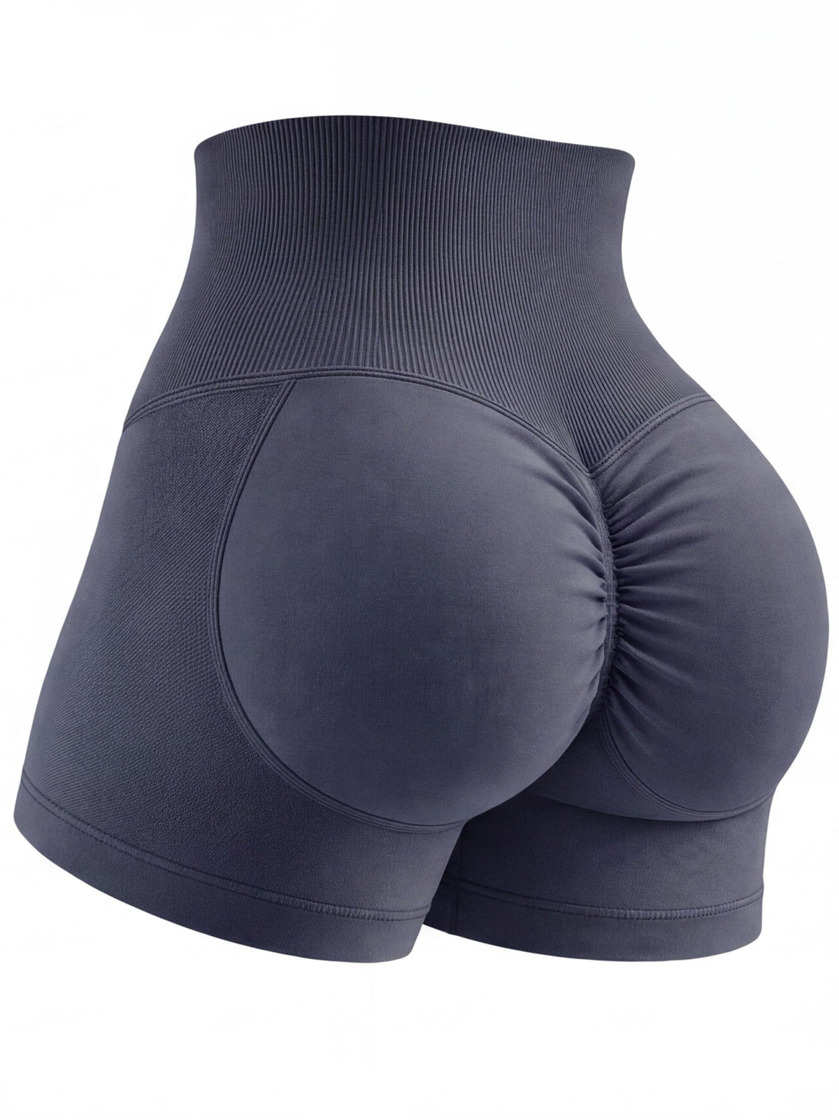 High-Waisted Scrunch Workout Shorts