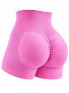 High-Waisted Scrunch Workout Shorts