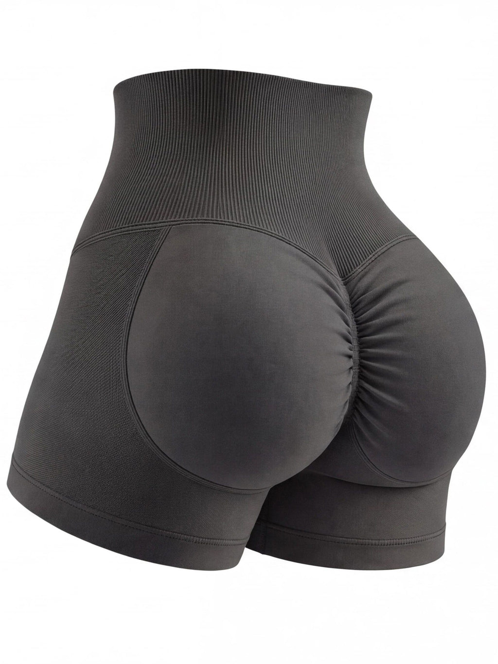 High-Waisted Scrunch Workout Shorts