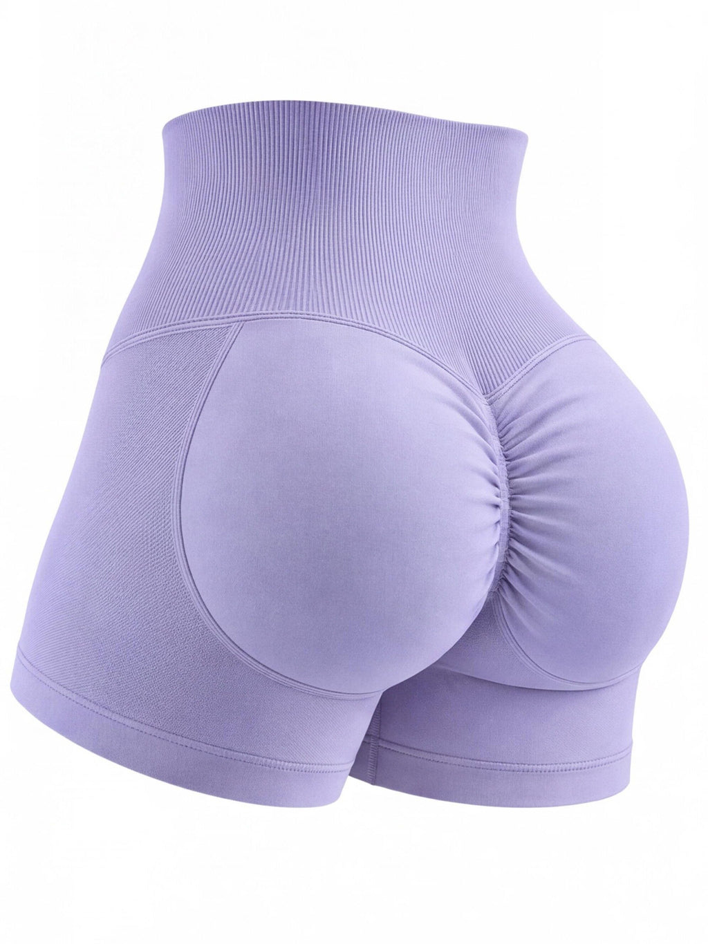 High-Waisted Scrunch Workout Shorts