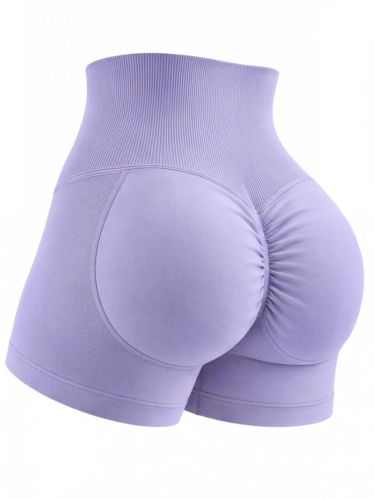 High-Waisted Scrunch Workout Shorts