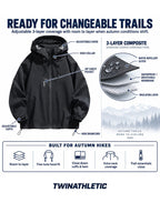 Adjustable 3-Layer Autumn Hiking Jacket