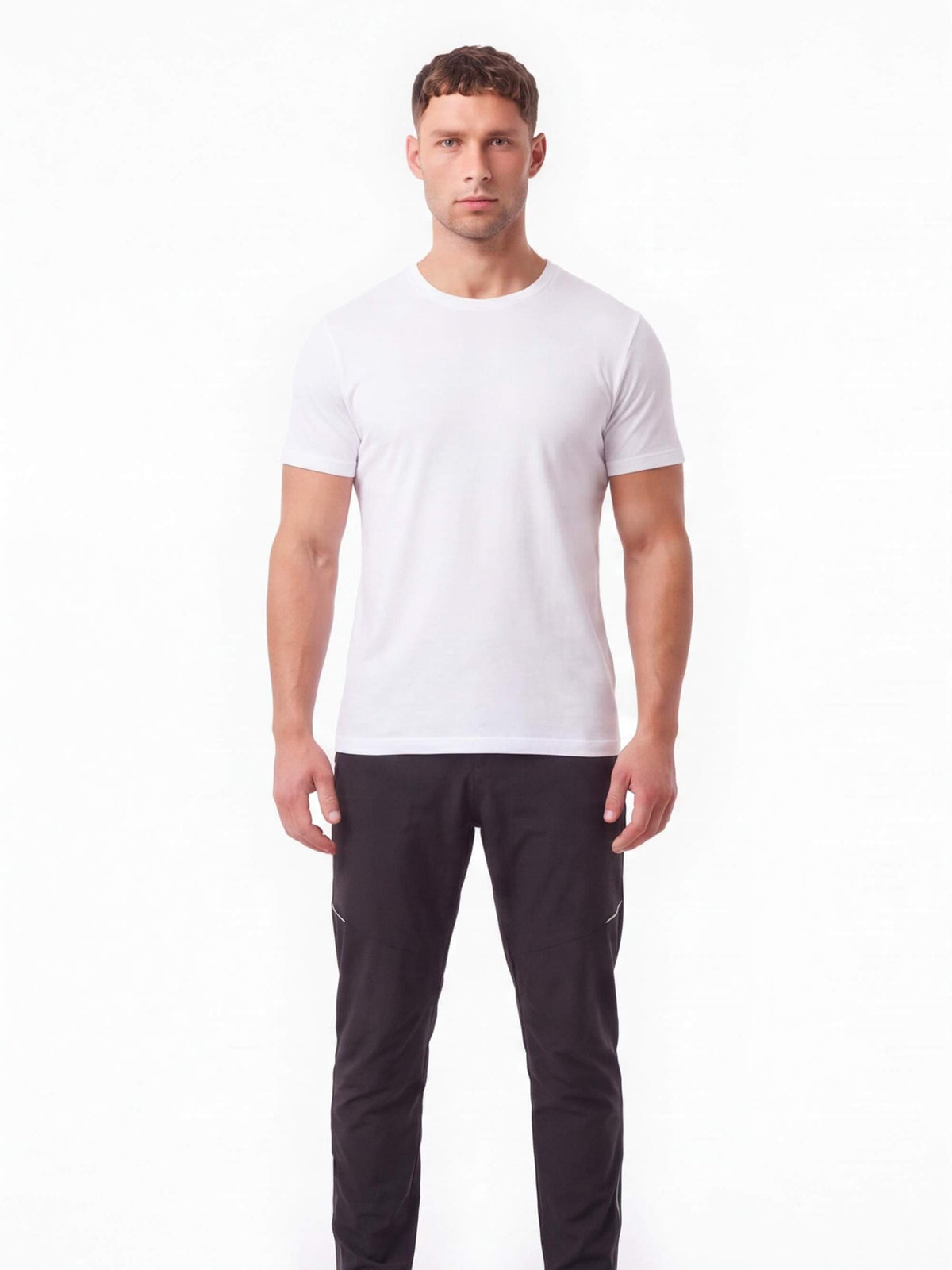 Men’s Full-Length Cycling Pants with Reflective Details