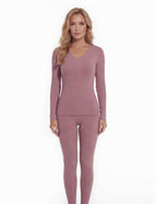 Women’s Thermal Base Layer Set with Ribbed Fit
