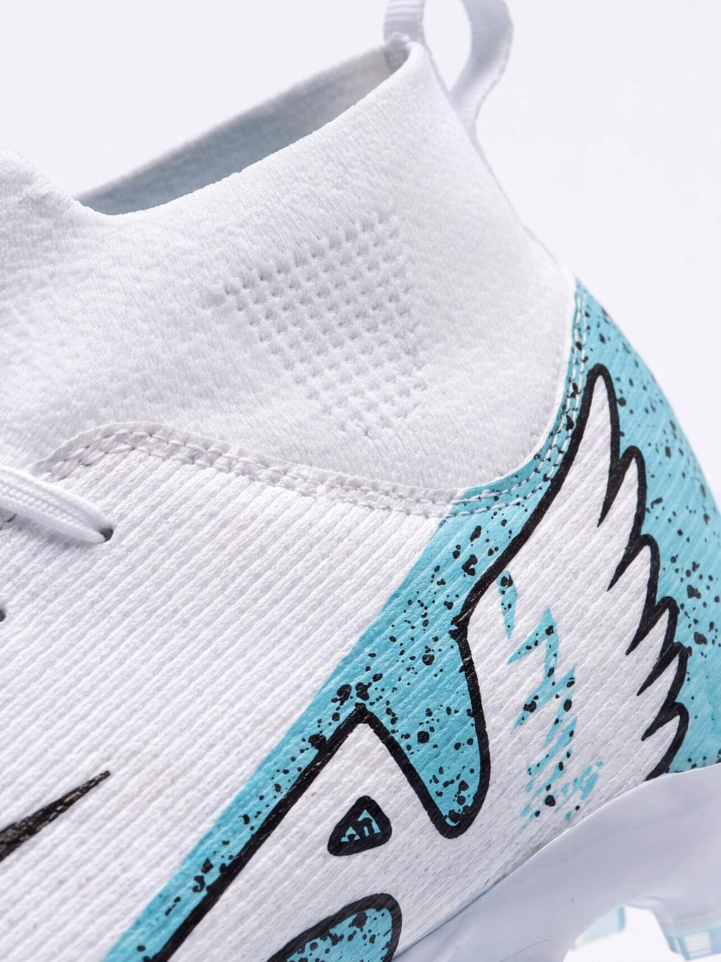Soccer Cleats with Sock Collar and Molded Studs