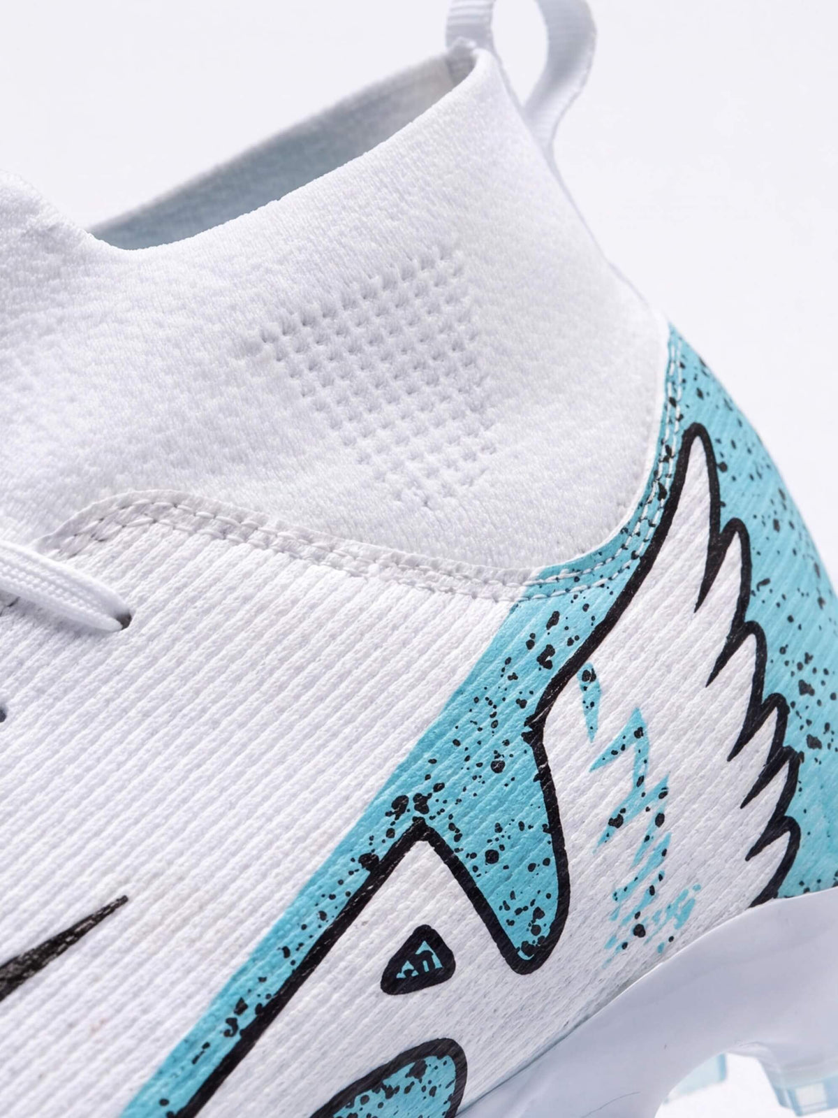 Soccer Cleats with Sock Collar and Molded Studs